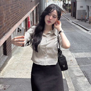 슬로우앤드 제작 여름 슬림핏셔츠 제니오 노멜렛 오이니 더바넷 타낫 릴리코츠 매니매니모드 이미지