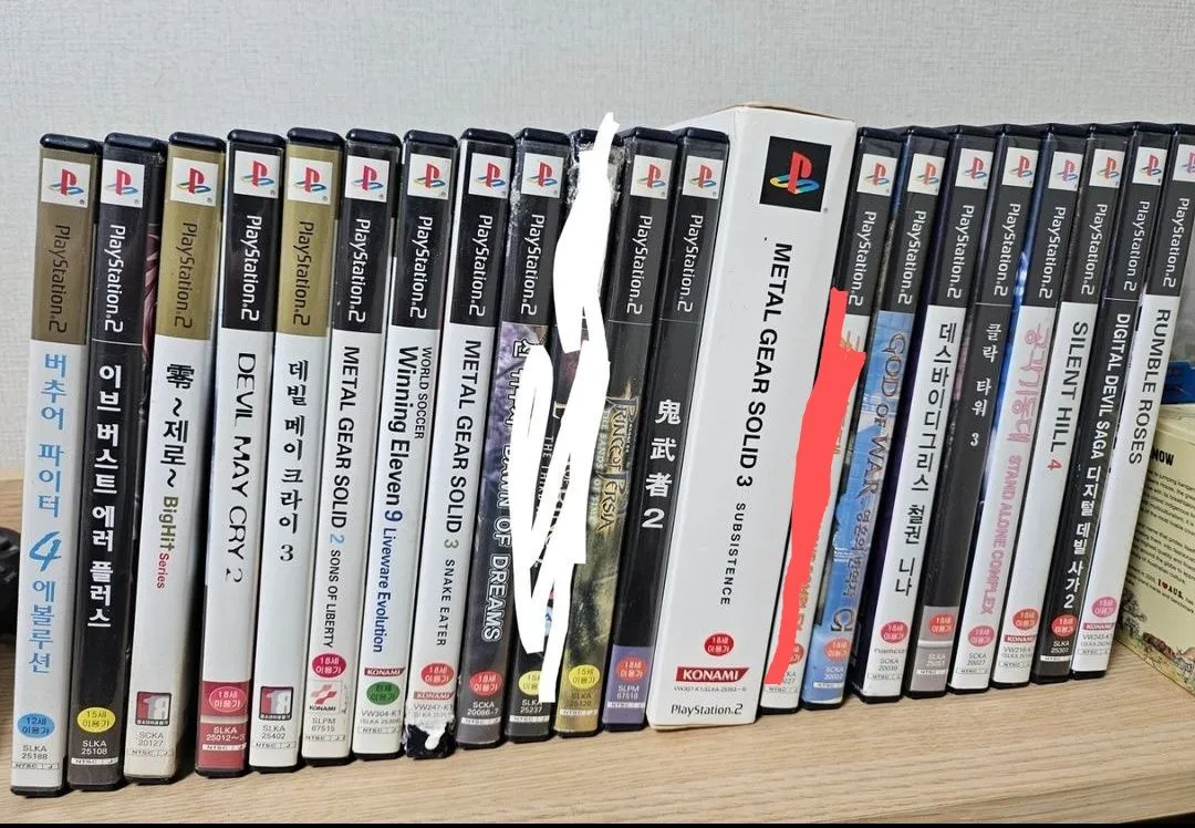 플스2 ps2 게임 팝니다 이브버스트, 사힐런트힐 , 클락타워 , 메탈기어 ,디지털데빌사가 - 안심되는 중고거래
