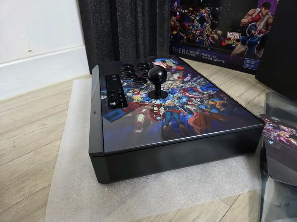 5HR사용 Razer Panthera레이저판테라 마블 캠콤 리미티드에디션한정판 아케이드 조이스틱(일명 구판테라) 이미지