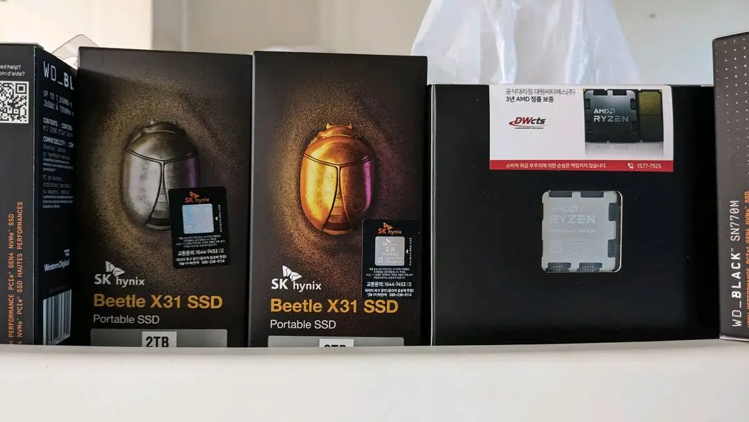 sk 하이닉스 beetle x31 2tb 외장 ssd 이미지