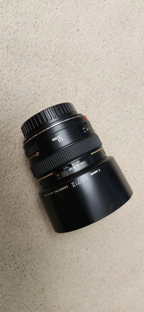 캐논 EF 50mm f1.4 USM 쩜사 정품 박스풀셋 팝니다 이미지