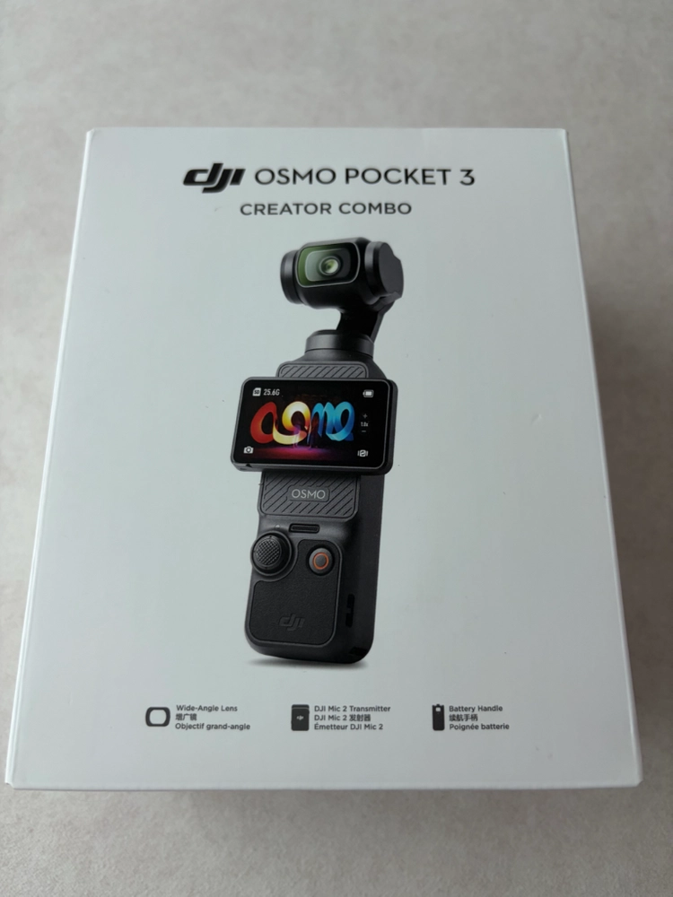 DJI 오즈모 포켓3 크리에이터 콤보 단순개봉 (SD 128GB 포함)팝니다 이미지