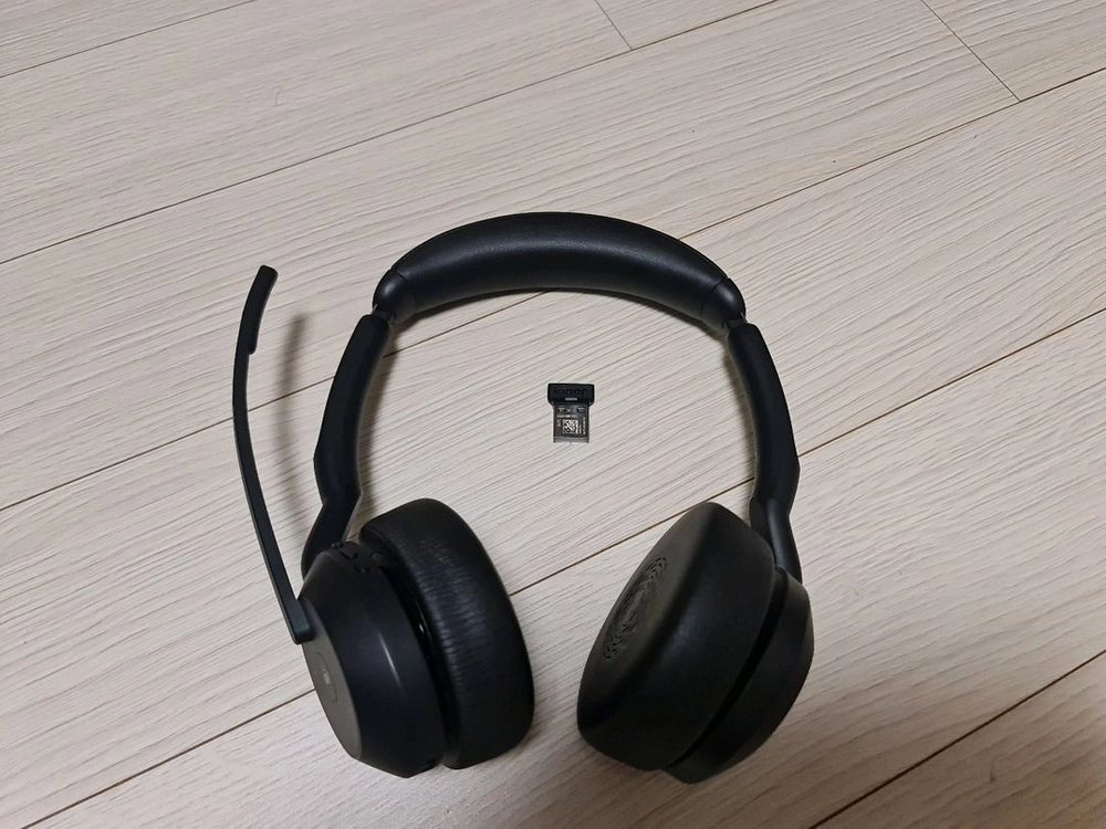 Jabra Evolve2 55 무선 헤드셋 블랙 이미지