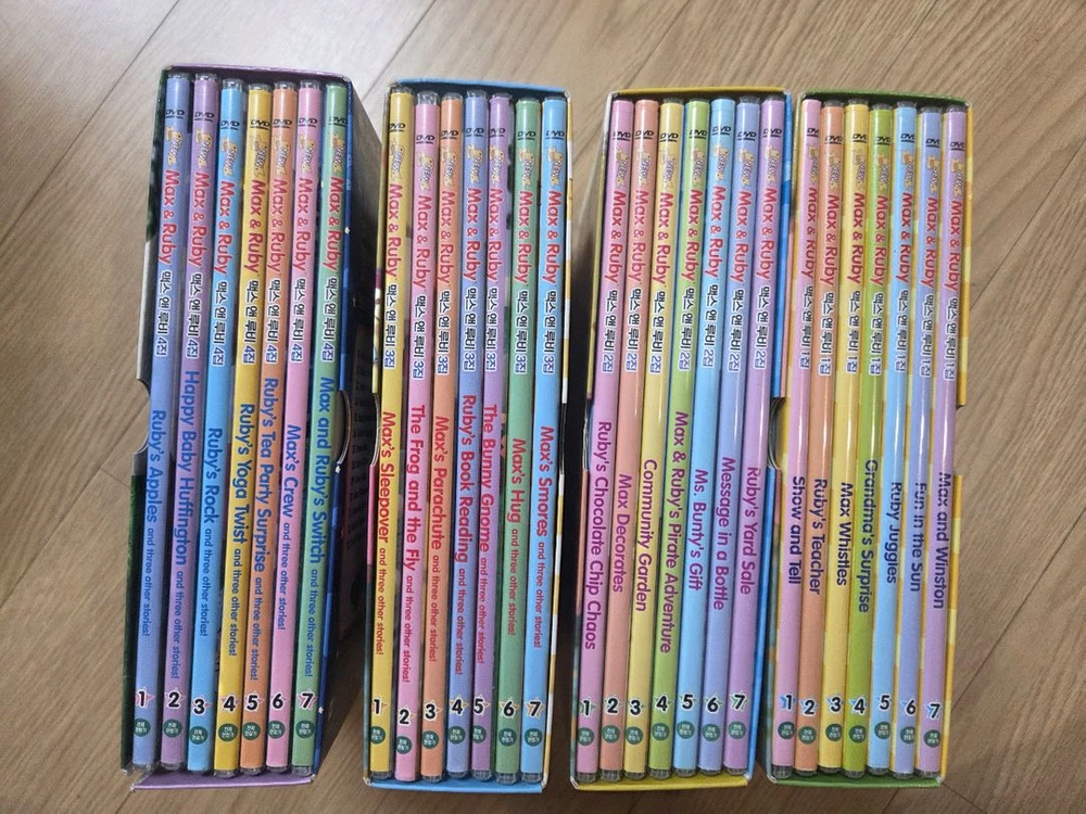 DVD 세트 바바파파 립플로그 맥스앤루비 슈퍼심플송 까이유 올림포스가디언 (무료) 이미지
