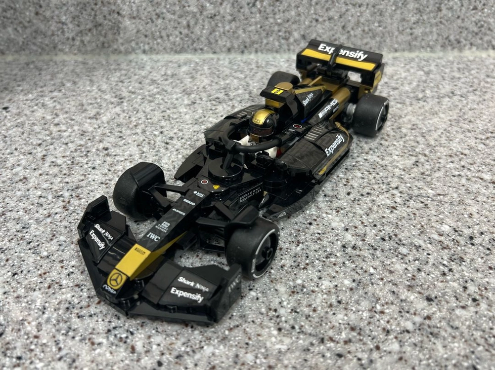 레고 스챔 77252 f1 apx 골드 도색 브릭(f1 더 무비,스피드챔피언 이미지