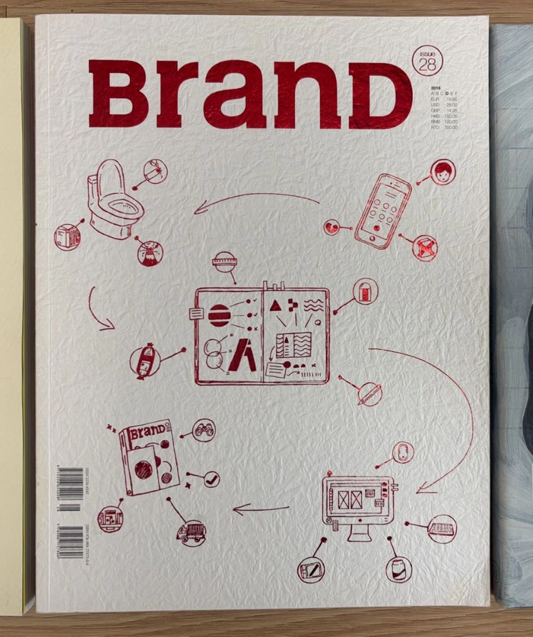 BranD Magazine 4권 일괄 (홍콩 브랜드 광고 편집 그래픽 디자인잡지) 판매합니다. 이미지
