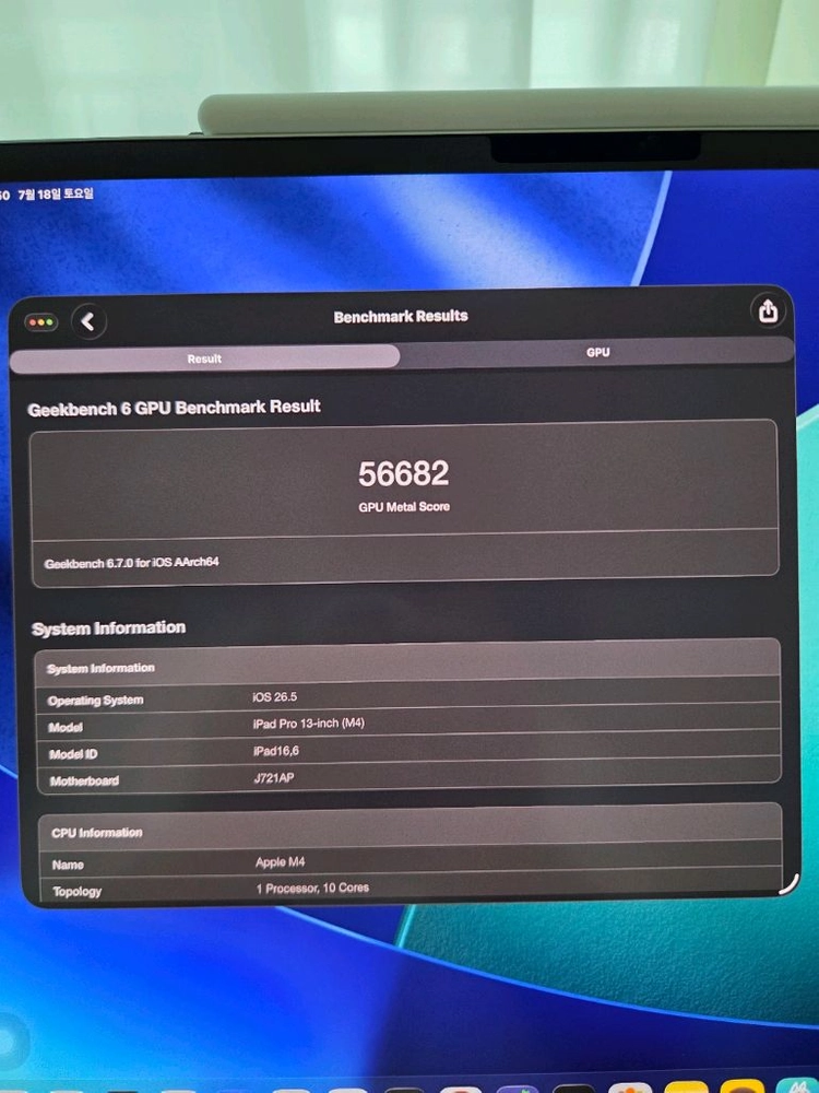 아이패드 프로 13인치 m4 1테라 램16GB 셀룰러 이미지