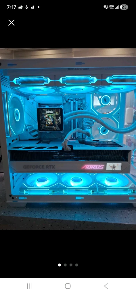 9800x3D, 64g ,SSD2TB, 5080 aorous ice 하이앤드 컴퓨터 본체 이미지