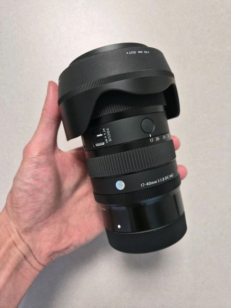 캐논마운트 시그마 17-40mm F1.8 - 안심되는 중고거래