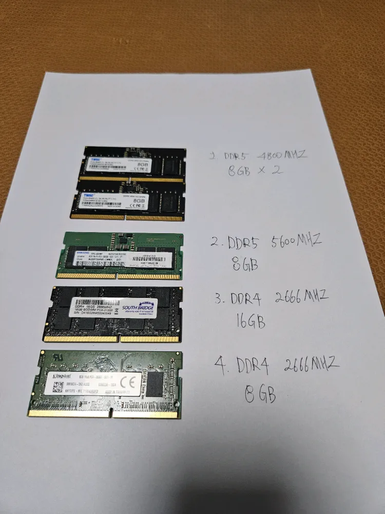 DDR4 노트북용 램 팝니다 - 안심되는 중고거래