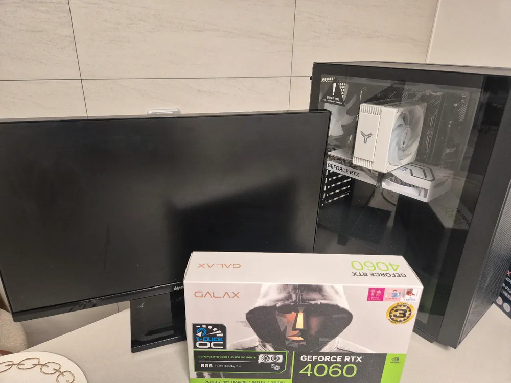 게이밍 PC 본체 컴퓨터 보증 O 모니터 서비스 RTX4060/라이젠 5600 - 안심되는 중고거래