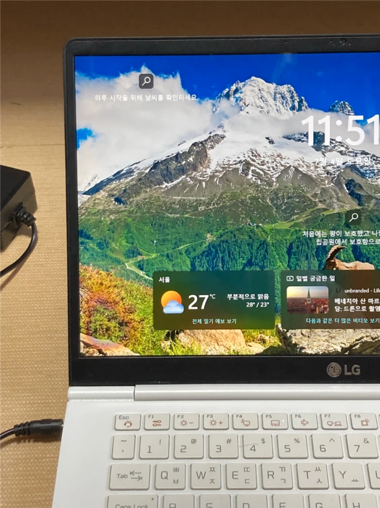 LG그램 14인치 995g 노트북 RAM 8GB SSD / 충전기 포함 이미지