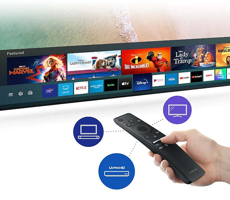 최신 삼성 85인치 QLED 4K 스마트 TV 특가판매 이미지