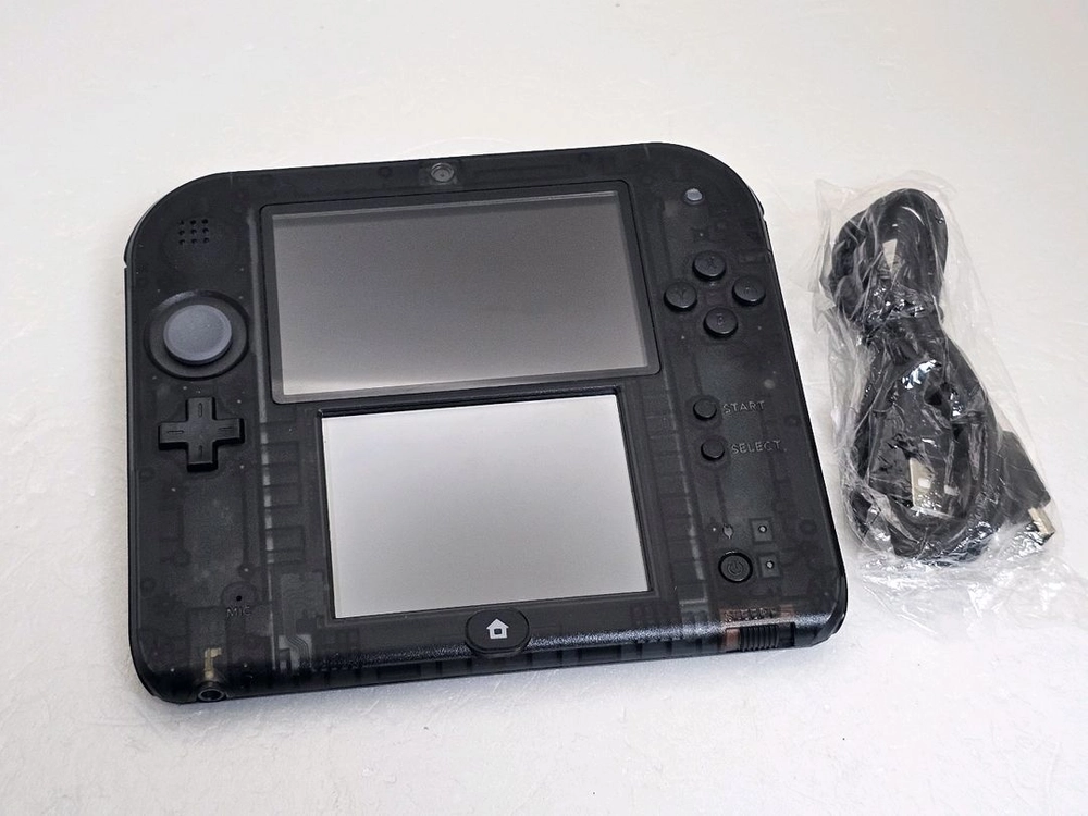닌텐도 2DS 클리어 블랙 32gb 식빵다수 플레이용 - 안심되는 중고거래