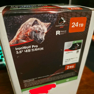 씨게이트 아이언울프 프로 24TB HDD 2개 이미지