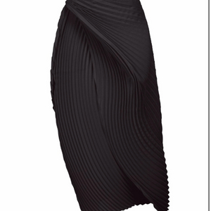 이세이미야케 WRAPPED PLEATS 스커트 미드나잇네이비 컬러 이미지