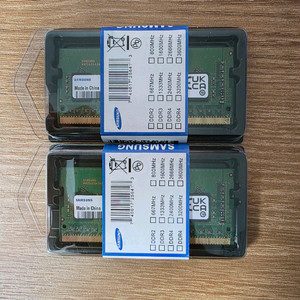 삼성 노트북용 램 메모리 DDR4 3200MHz 8GB RAM 2개 이미지