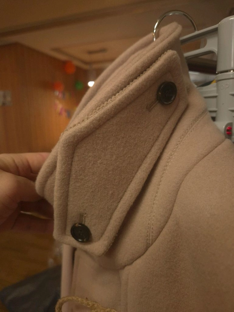글로버올x SPAO 떡볶이 더플코트 베이지색 105 이미지
