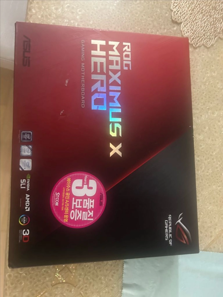 i7 8700k CPU + ASUS MAXIMUS X HERO 입니다 이미지