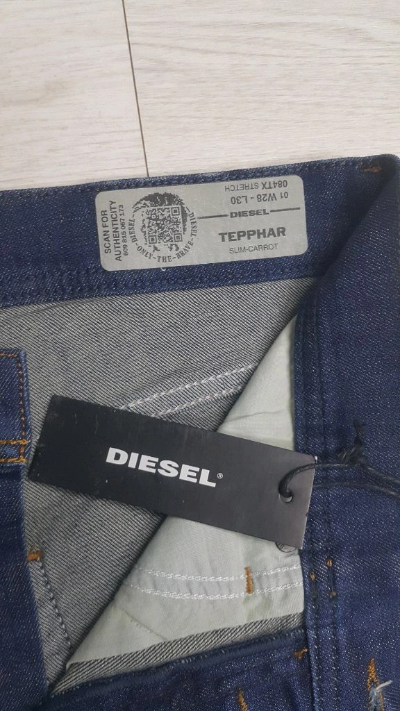 DIESEL 정품(사방스판) 얇은청바지 30~31실측(No.300)새제품! 이미지