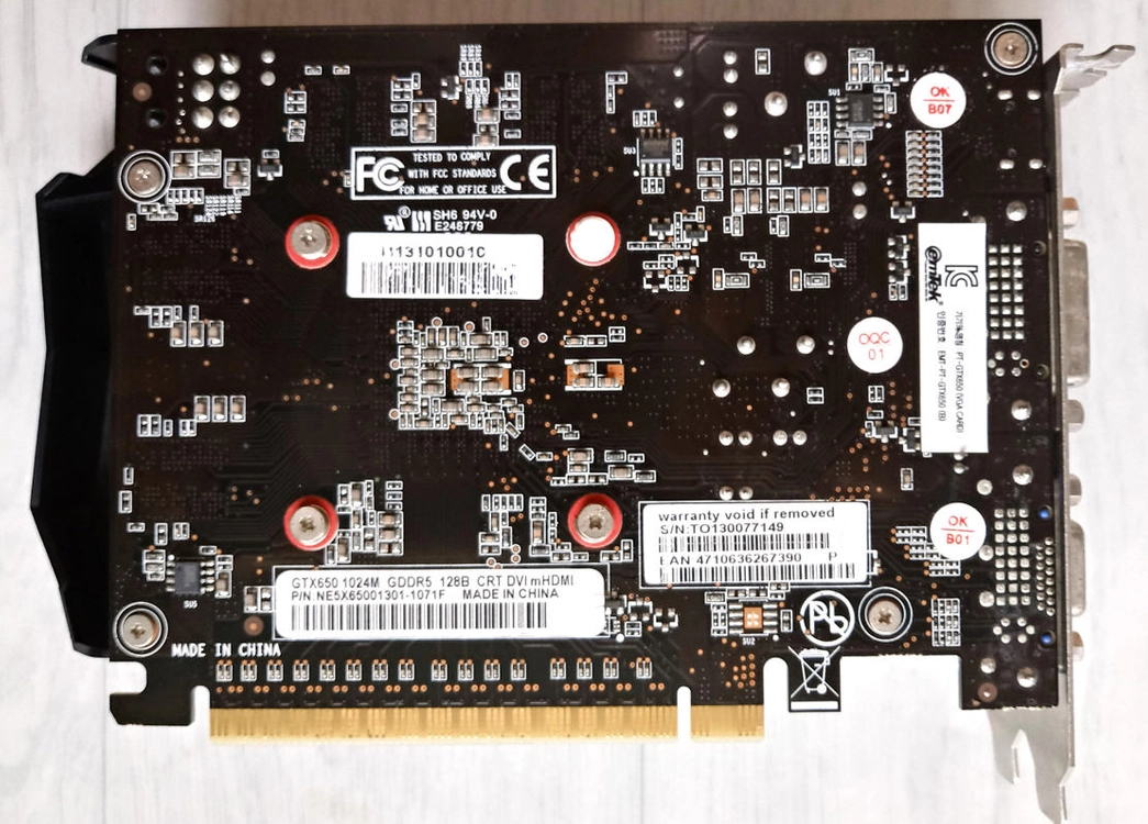 GTX650 1GB NVIDIA GeForce emTeK그래픽카드 이미지
