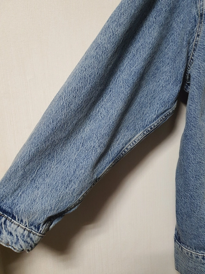올세인츠 ALLSAINTS 오버핏 디스트로이드 데님 자켓 M사이즈 정품 이미지