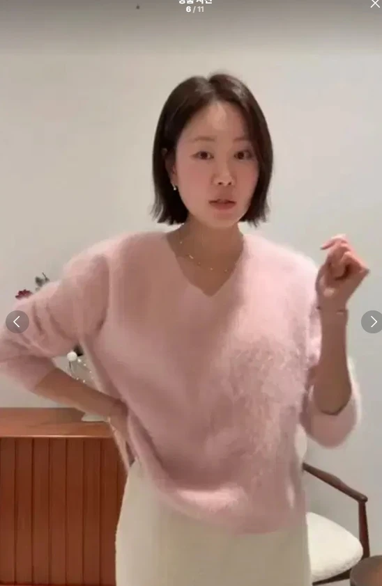 시에 SIE 블리스 앙고라 니트 프리사이즈 이미지