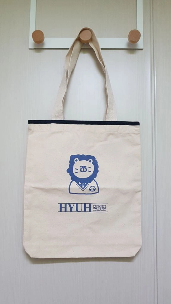 (새상품) 흰색 에코백 숄더백 신발주머니 이미지
