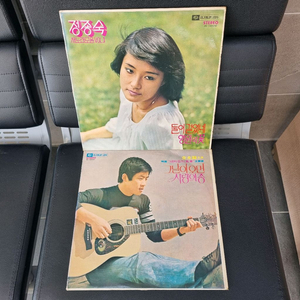 정종숙(둘이 걸었네/영원의꽃), 전영록(그날이 오면/사랑의 종) 2장 LP. 이미지