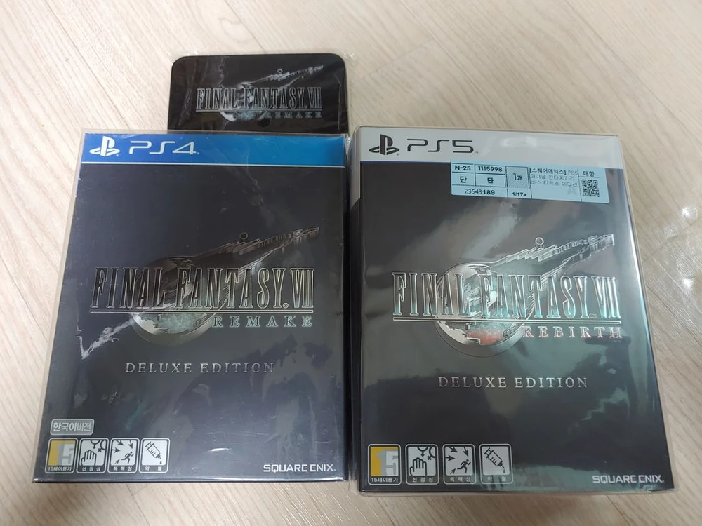 ps4 개봉파판7리메이크디럭스, ps5 미개봉파판7리버스디럭스 일괄판매합니다 이미지
