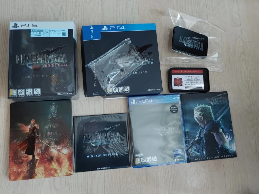 ps4 개봉파판7리메이크디럭스, ps5 미개봉파판7리버스디럭스 일괄판매합니다 이미지