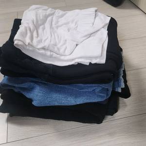 [반값택포7500/일반택포9000]임산부 바지 6종 일괄 (블랙, 데님, 속바지, 레깅스, 츄리닝바지) M,L,프리 이미지