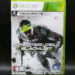 엑스박스360, XBOX360 정발 한글 톰클랜시의 스플린터셀 블랙리스트 이미지