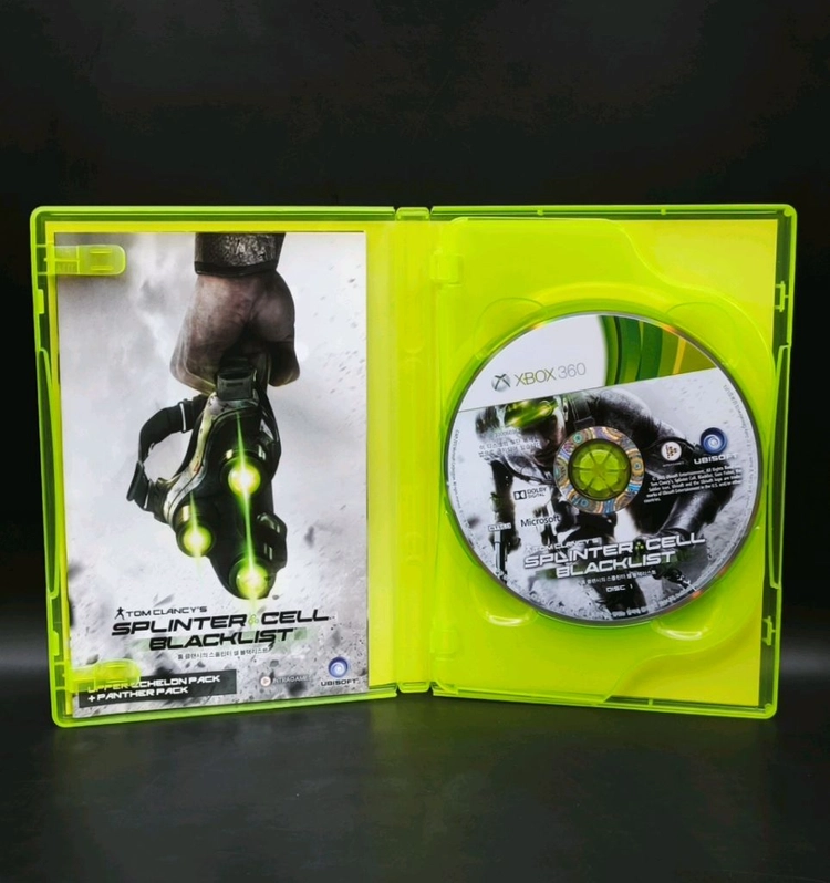 엑스박스360, XBOX360 정발 한글 톰클랜시의 스플린터셀 블랙리스트 이미지