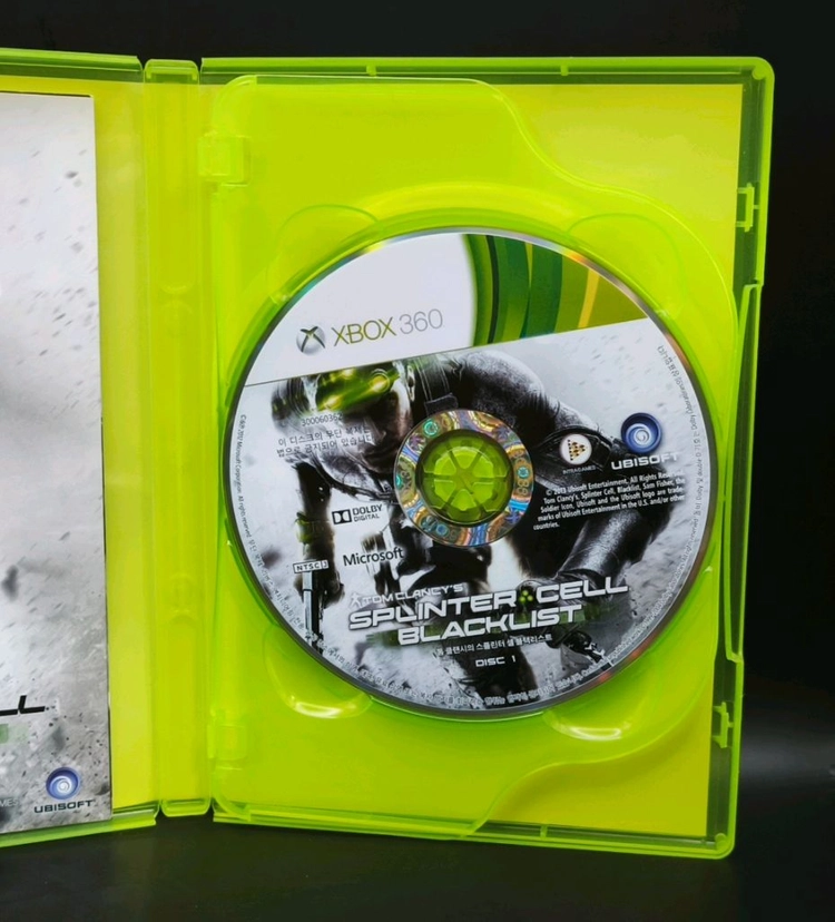 엑스박스360, XBOX360 정발 한글 톰클랜시의 스플린터셀 블랙리스트 이미지