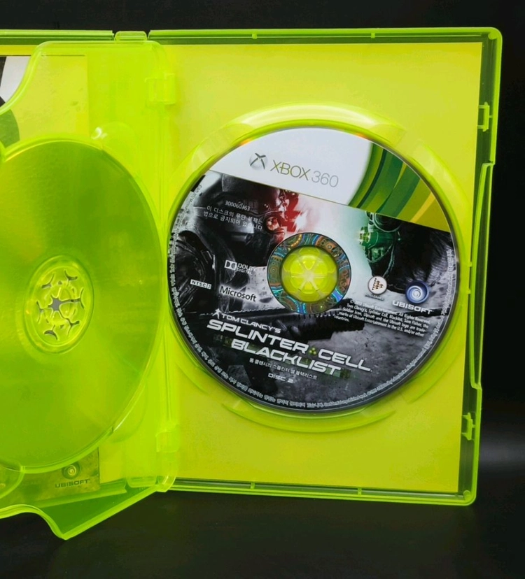 엑스박스360, XBOX360 정발 한글 톰클랜시의 스플린터셀 블랙리스트 이미지