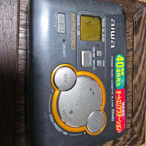 부품용 AIWA 카세트 플레이어 RX480 블랙 이미지
