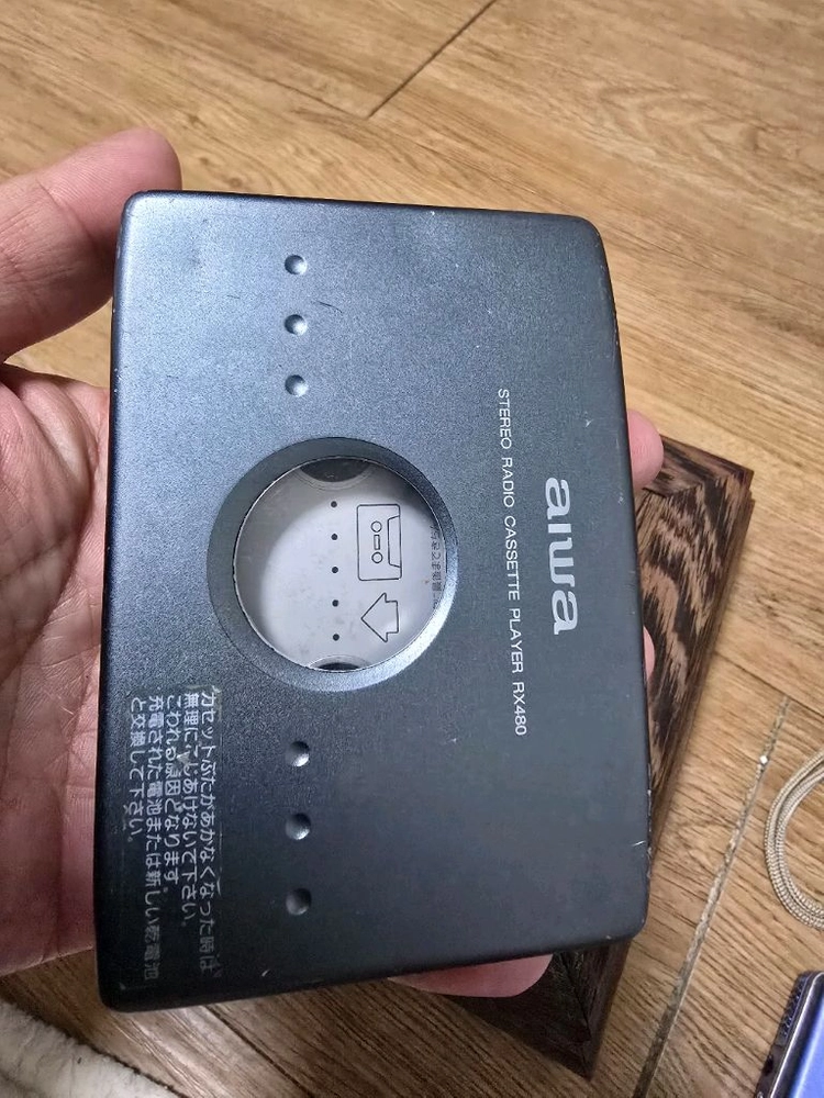 부품용 AIWA 카세트 플레이어 RX480 블랙 이미지