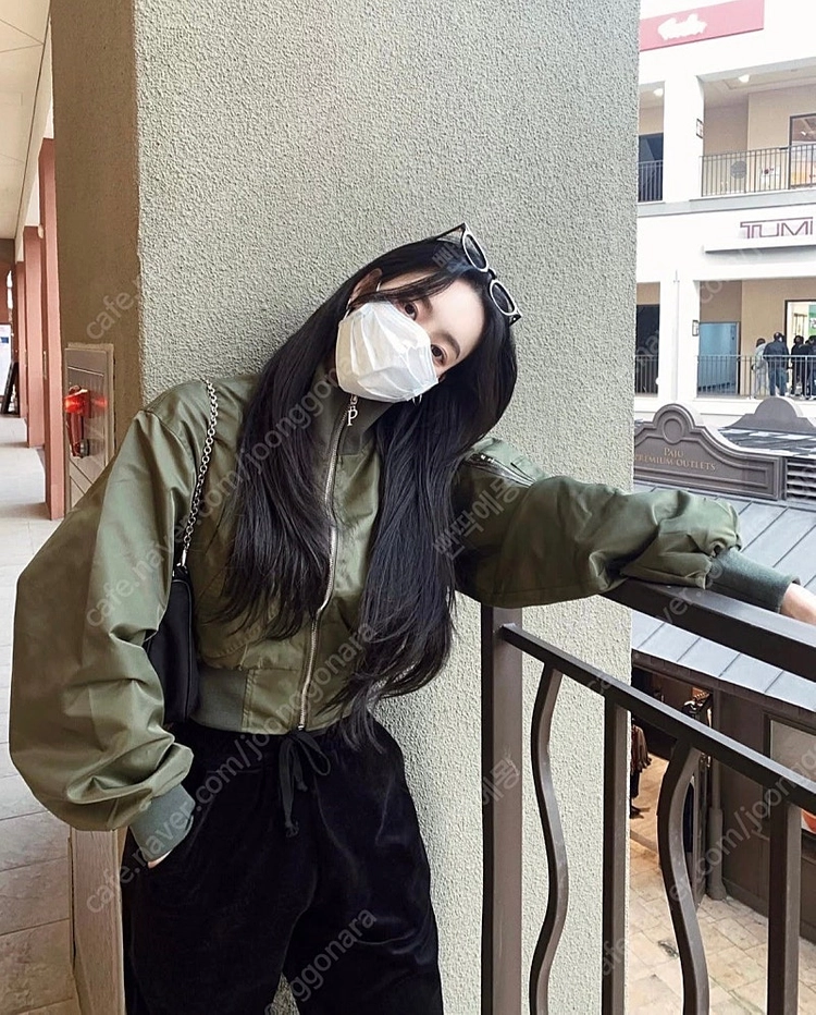 페일제이드 봄버 자켓 항공점퍼 카키 이미지