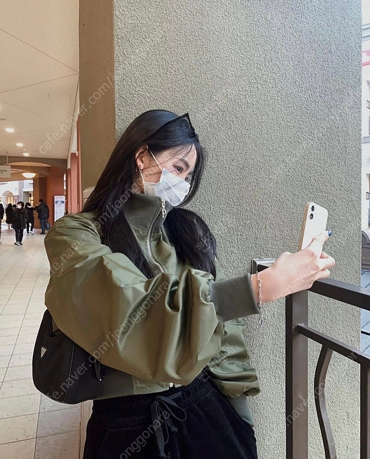 페일제이드 봄버 자켓 항공점퍼 카키 이미지