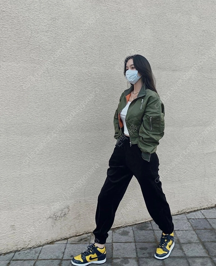 페일제이드 봄버 자켓 항공점퍼 카키 이미지