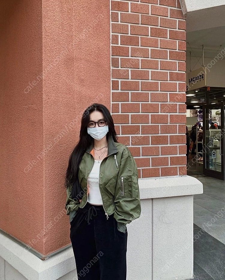 페일제이드 봄버 자켓 항공점퍼 카키 이미지