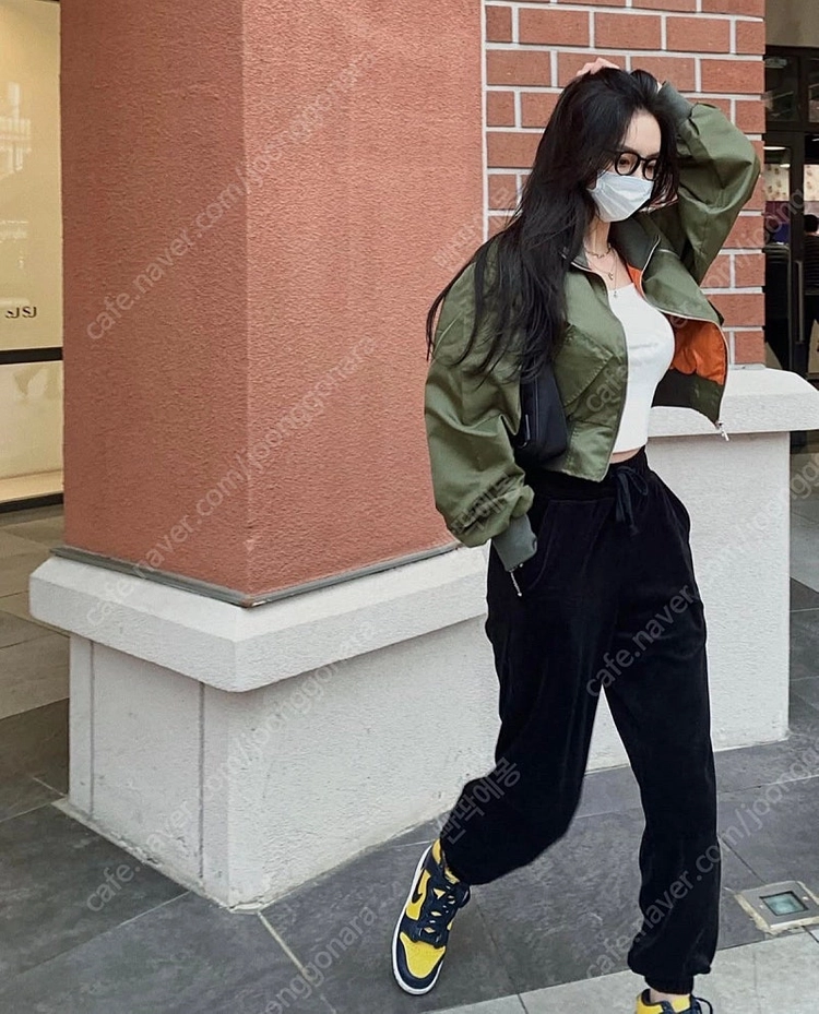 페일제이드 봄버 자켓 항공점퍼 카키 이미지