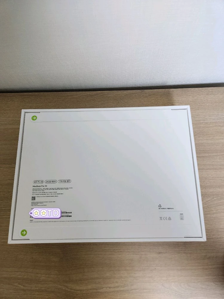 미개봉 - 맥북프로 M5 Pro 14인치 24G 1TB 이미지