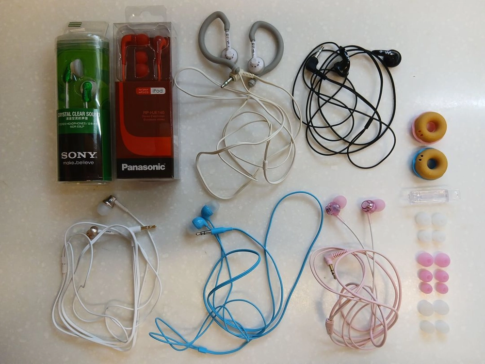 소니 / 필립스 / 파나소닉 / 오디오 테크니카 메이커 이어폰 7개 일괄 - 안심되는 중고거래