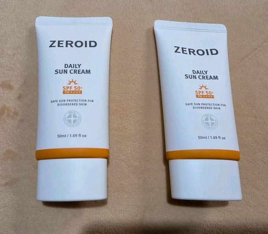 미개봉 새제품-ㅈㅔ로 ㅇㅣ드 데일리 선크림 SPF50+ PA 50ml 이미지