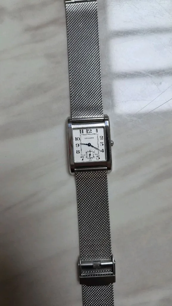 론진 1926 사각 시계 이미지