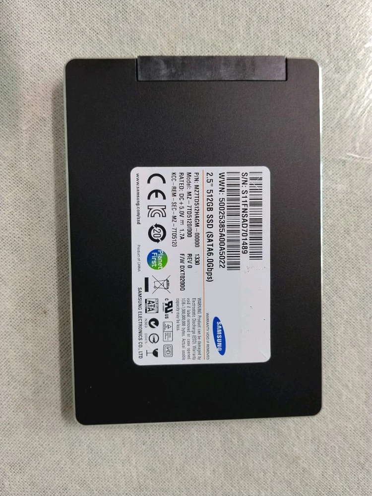 삼성 2.5인치 SATA SSD 512GB 이미지