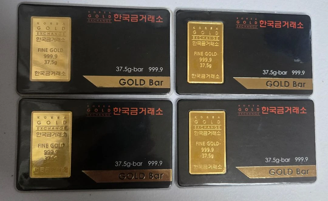 한국금거래소 순금 골드바 37.5g 10돈 급처 이미지