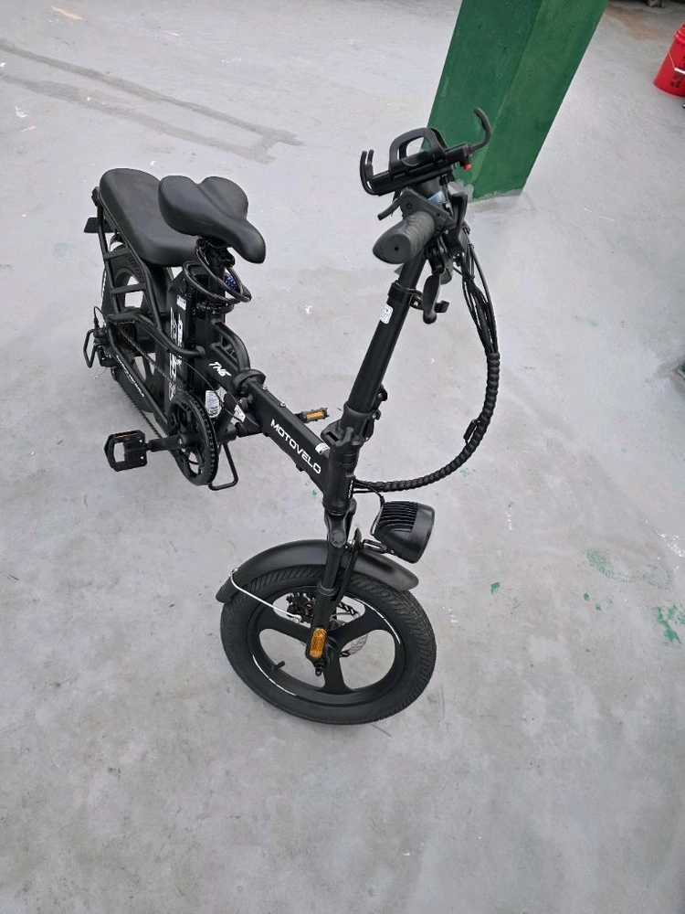 모토벨로48V 29Ah/ pas/스로틀 접이식 전기자전거 블랙 판매합니다! 이미지